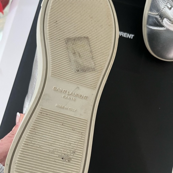 Andy low top Saint Laurent silver - Picture 1 of 8